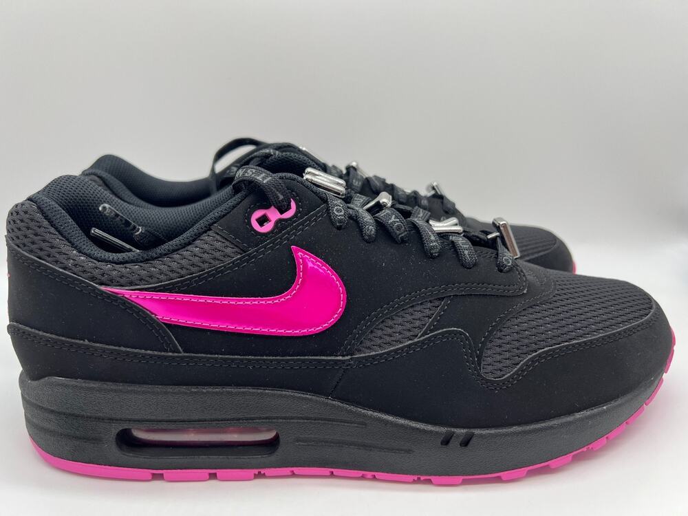 Nike Air Max 1 PRM Valentines Day Black Playfull Pink HV2302-001 Men's Size 12